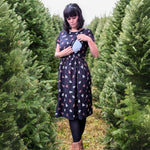 *NEW* Pre - Order Leopard Christmas Tree Breastfeeding Dress - Stylish Mum