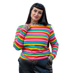 Roxy Rainbow Breastfeeding Top - Stylish Mum