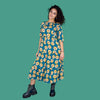 Sunflower Midi Breastfeeding Dress - Stylish Mum